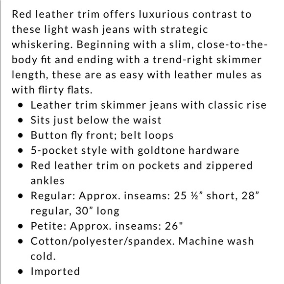 Whbm skimmer jeans - Picture 6 of 6